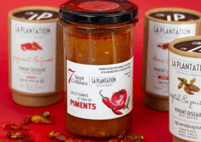 Sauce Tomate et Trio de Piments